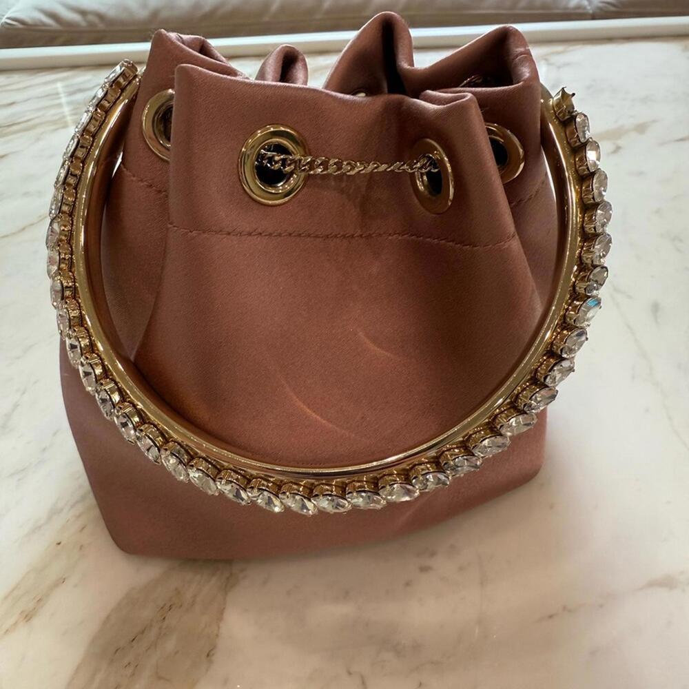 Jimmy Choo Bon Bon Bag Blush - Picture 3 of 9